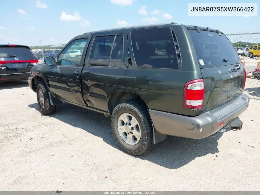 JN8AR07S5XW366422 1999 Nissan Pathfinder Le/Se/Xe