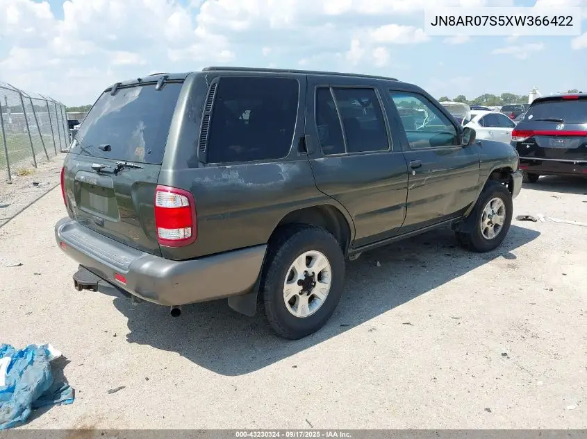 JN8AR07S5XW366422 1999 Nissan Pathfinder Le/Se/Xe