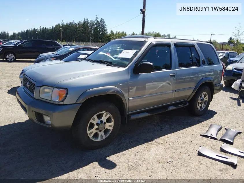 2001 Nissan Pathfinder Se VIN: JN8DR09Y11W584024 Lot: 45267572