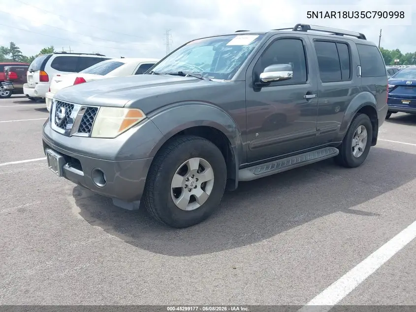 5N1AR18U35C790998 2005 Nissan Pathfinder Se