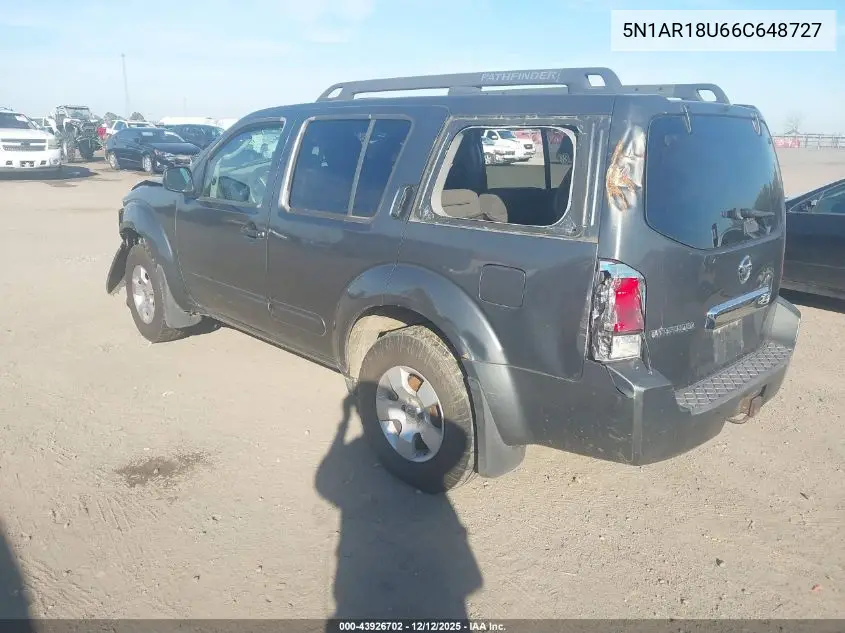 5N1AR18U66C648727 2006 Nissan Pathfinder S