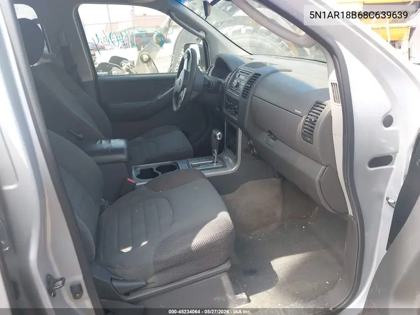 2008 Nissan Pathfinder S VIN: 5N1AR18B68C639639 Lot: 45234064