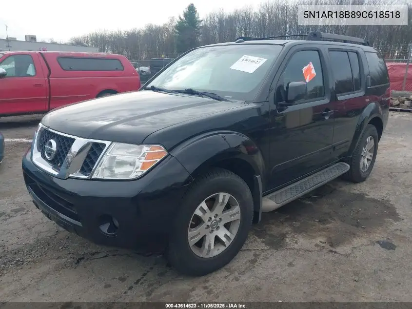 5N1AR18B89C618518 2009 Nissan Pathfinder Se