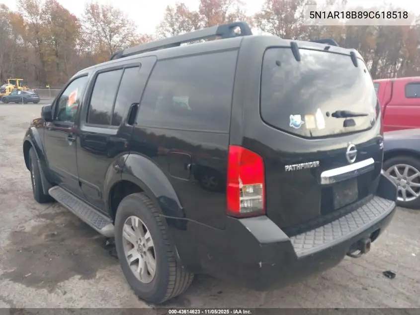 5N1AR18B89C618518 2009 Nissan Pathfinder Se