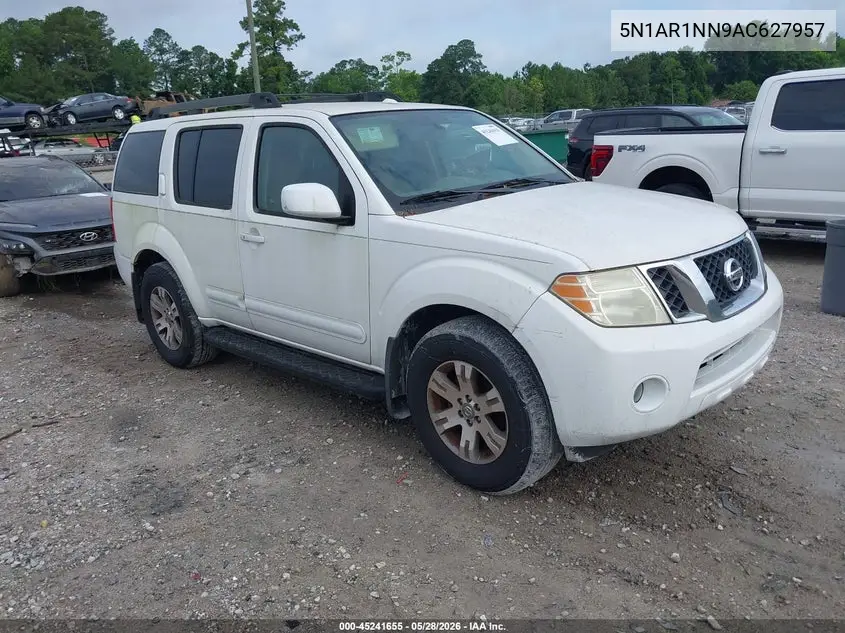 2010 Nissan Pathfinder Se VIN: 5N1AR1NN9AC627957 Lot: 45241655