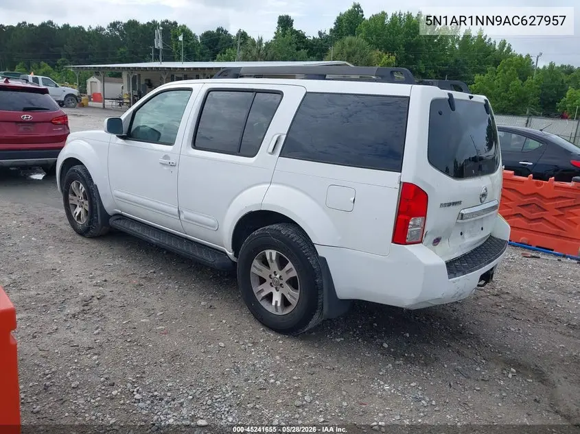 2010 Nissan Pathfinder Se VIN: 5N1AR1NN9AC627957 Lot: 45241655