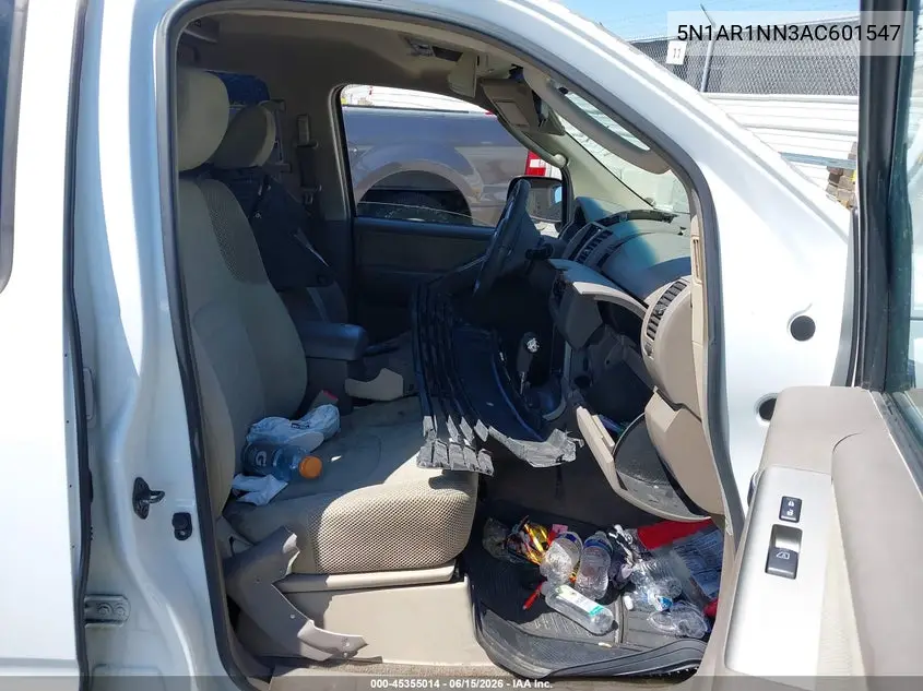 2010 Nissan Pathfinder S Fe+ VIN: 5N1AR1NN3AC601547 Lot: 45355014