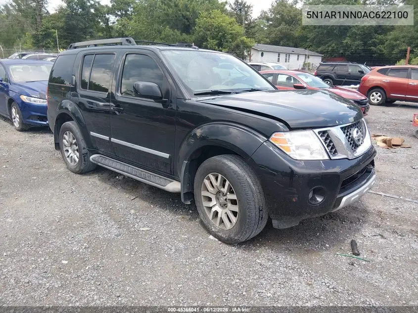 2010 Nissan Pathfinder Le VIN: 5N1AR1NN0AC622100 Lot: 45366041
