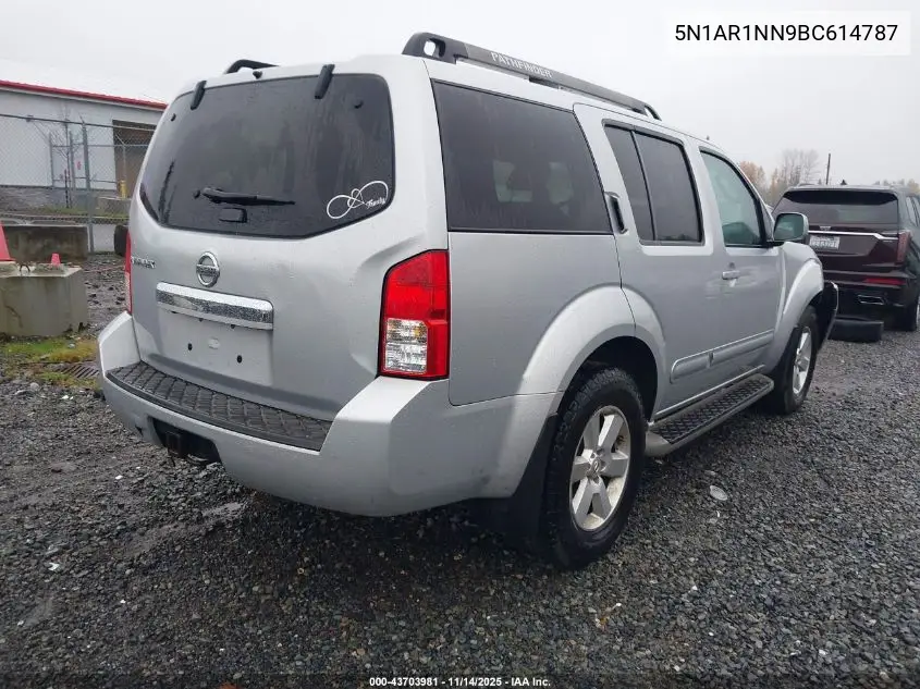 5N1AR1NN9BC614787 2011 Nissan Pathfinder Sv