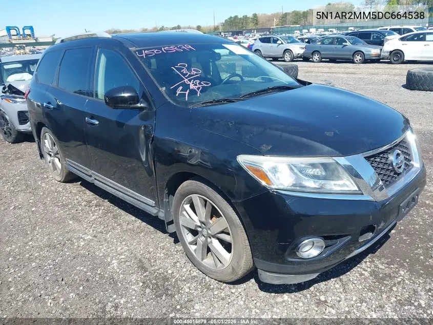 5N1AR2MM5DC664538 2013 Nissan Pathfinder Platinum