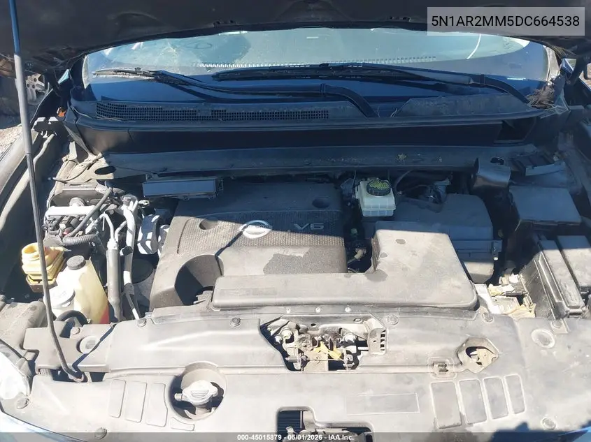 5N1AR2MM5DC664538 2013 Nissan Pathfinder Platinum