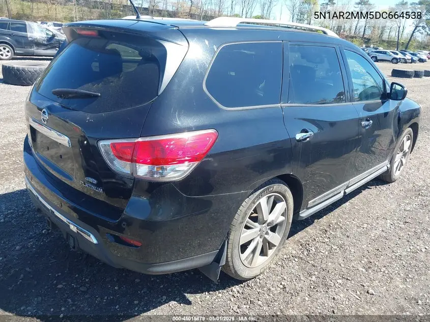 5N1AR2MM5DC664538 2013 Nissan Pathfinder Platinum