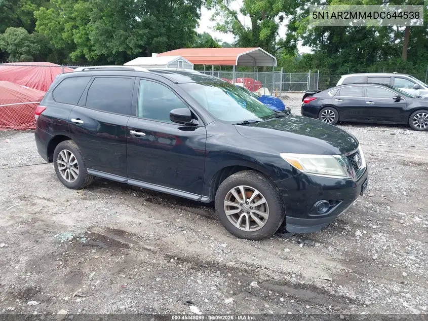 2013 Nissan Pathfinder Sv VIN: 5N1AR2MM4DC644538 Lot: 45348099