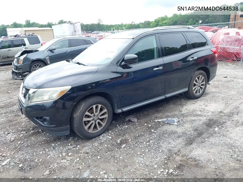 2013 Nissan Pathfinder Sv VIN: 5N1AR2MM4DC644538 Lot: 45348099