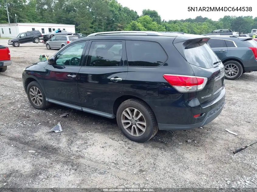 2013 Nissan Pathfinder Sv VIN: 5N1AR2MM4DC644538 Lot: 45348099
