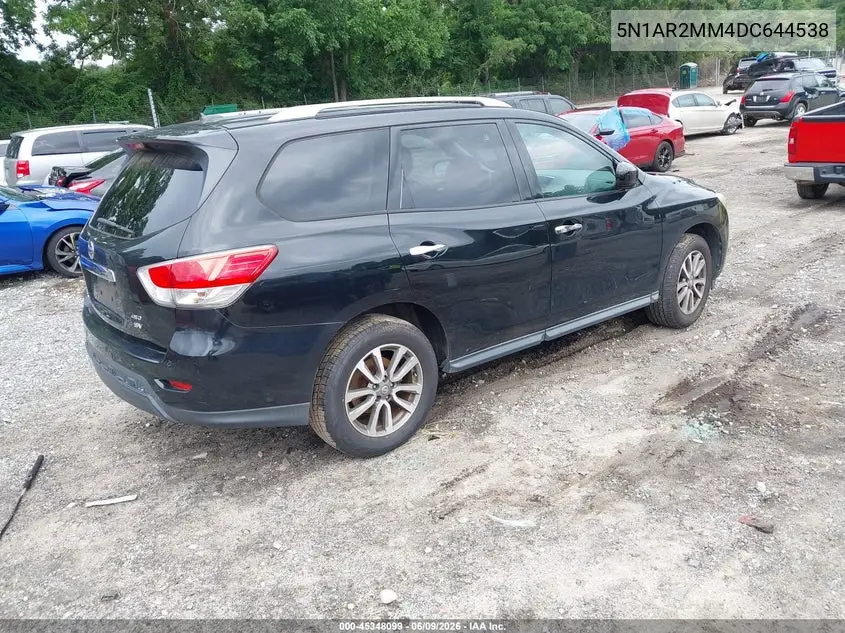 2013 Nissan Pathfinder Sv VIN: 5N1AR2MM4DC644538 Lot: 45348099