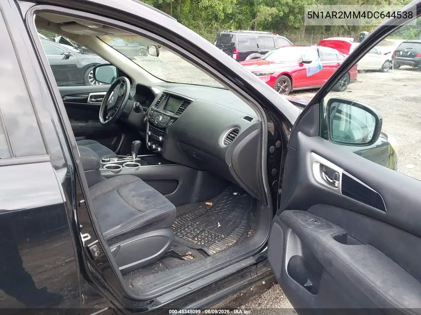 2013 Nissan Pathfinder Sv VIN: 5N1AR2MM4DC644538 Lot: 45348099
