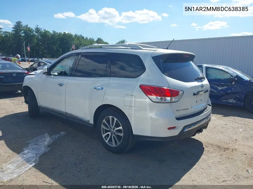 2013 Nissan Pathfinder Sl VIN: 5N1AR2MM8DC638385 Lot: 45383735