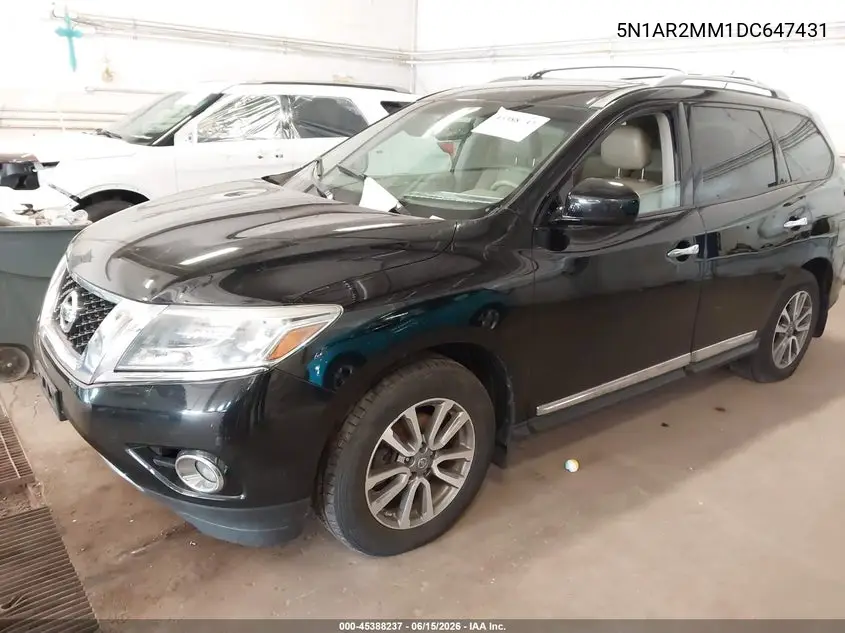 2013 Nissan Pathfinder Sl VIN: 5N1AR2MM1DC647431 Lot: 45388237