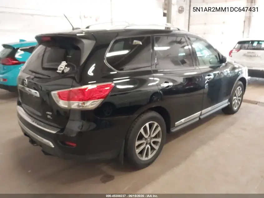 2013 Nissan Pathfinder Sl VIN: 5N1AR2MM1DC647431 Lot: 45388237