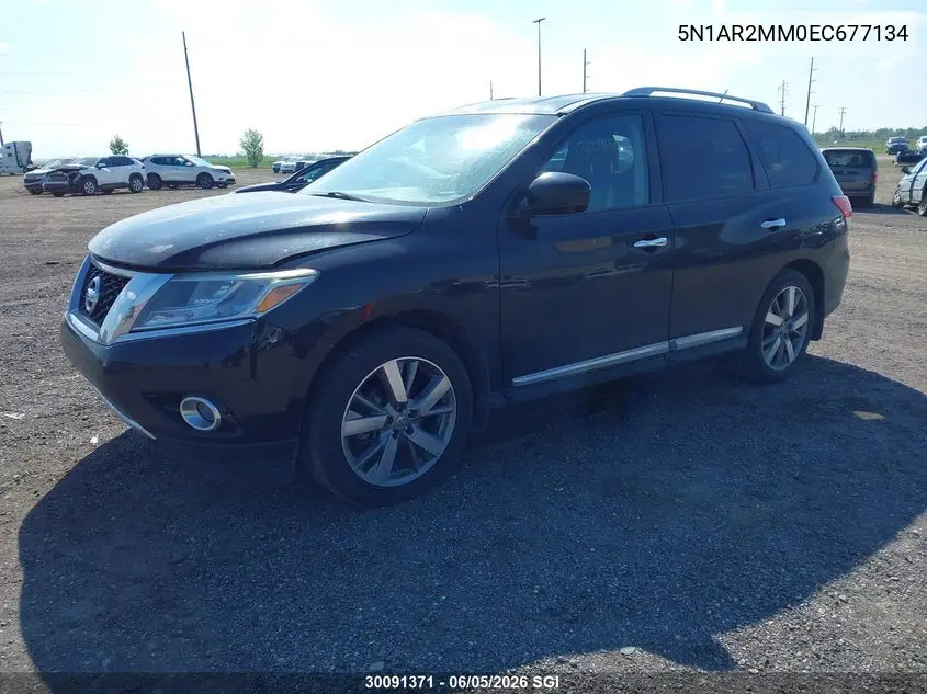 2014 Nissan Pathfinder S/Sv/Sl/Platinum VIN: 5N1AR2MM0EC677134 Lot: 30091371