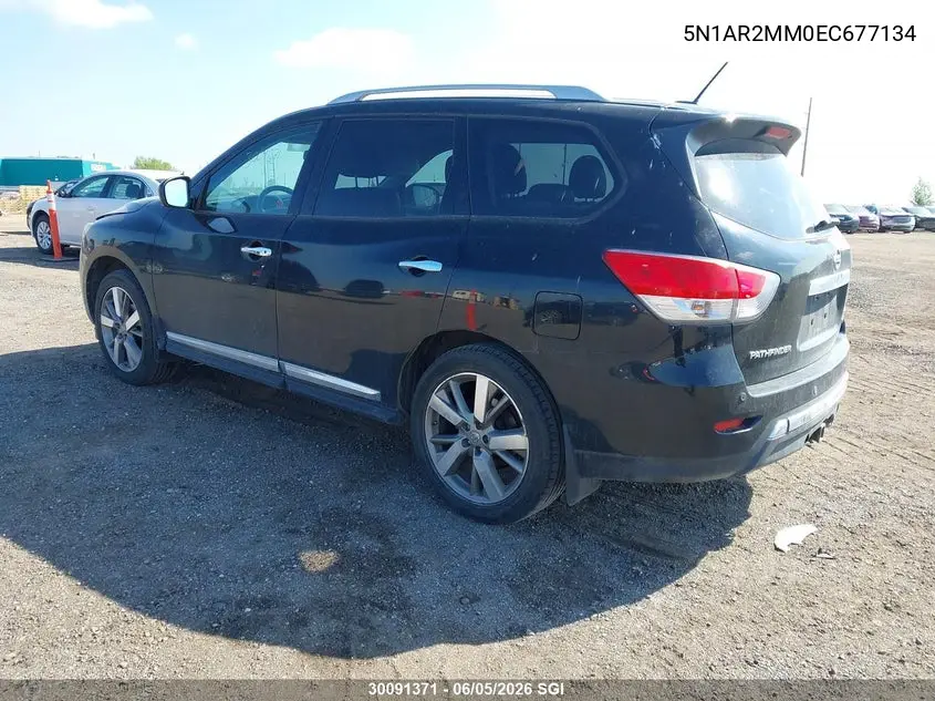 2014 Nissan Pathfinder S/Sv/Sl/Platinum VIN: 5N1AR2MM0EC677134 Lot: 30091371
