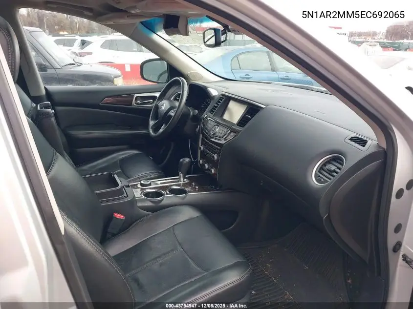 5N1AR2MM5EC692065 2014 Nissan Pathfinder Platinum