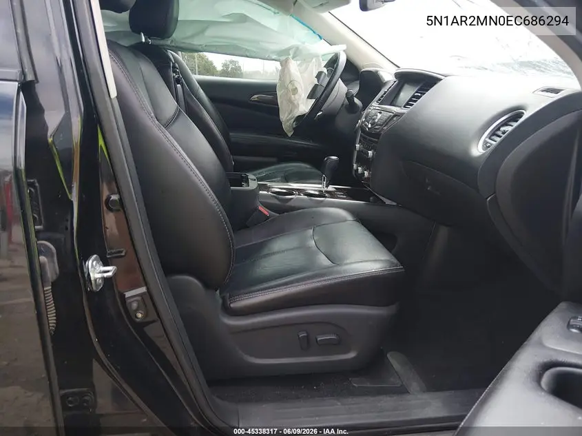2014 Nissan Pathfinder Sl VIN: 5N1AR2MN0EC686294 Lot: 45338317