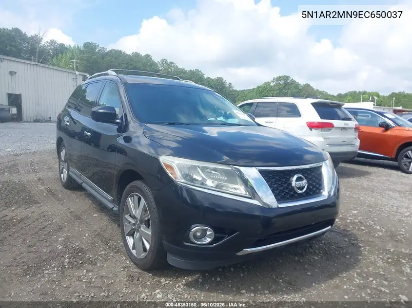 2014 Nissan Pathfinder Platinum VIN: 5N1AR2MN9EC650037 Lot: 45353150