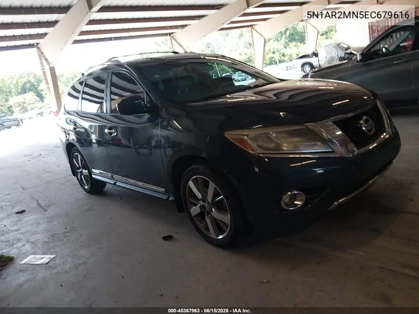 2014 Nissan Pathfinder Platinum VIN: 5N1AR2MN5EC679616 Lot: 45367963