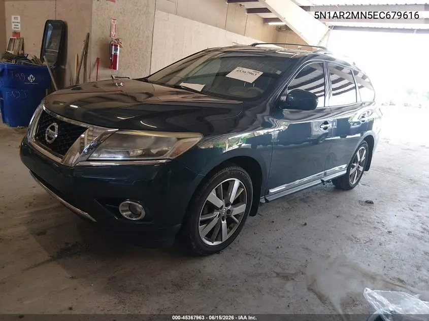 2014 Nissan Pathfinder Platinum VIN: 5N1AR2MN5EC679616 Lot: 45367963