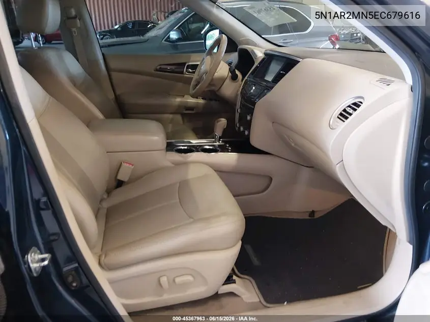 2014 Nissan Pathfinder Platinum VIN: 5N1AR2MN5EC679616 Lot: 45367963