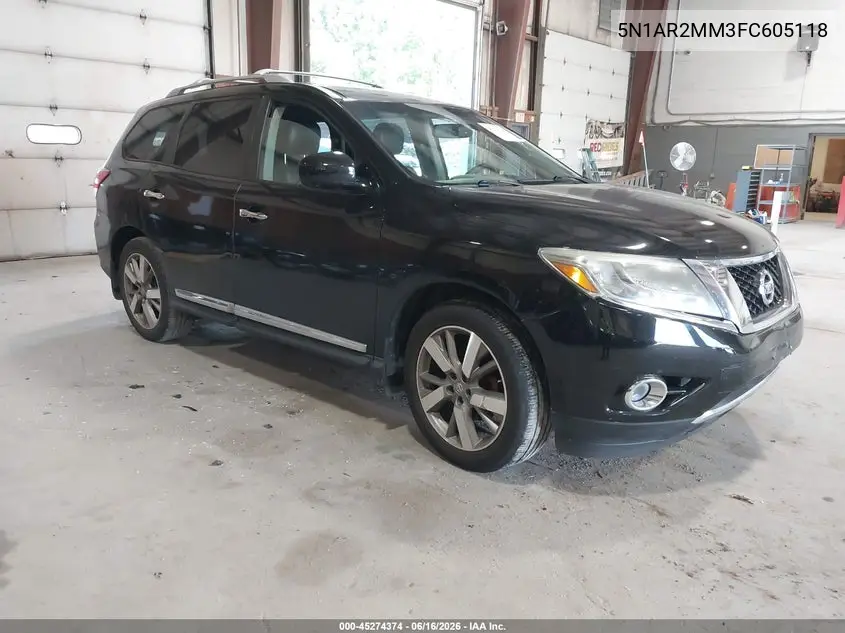 2015 Nissan Pathfinder Platinum VIN: 5N1AR2MM3FC605118 Lot: 45274374