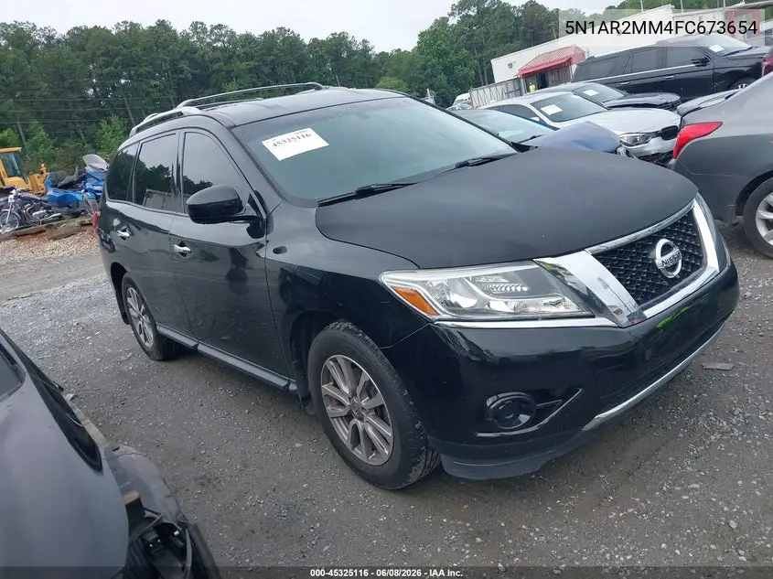 2015 Nissan Pathfinder S VIN: 5N1AR2MM4FC673654 Lot: 45325116