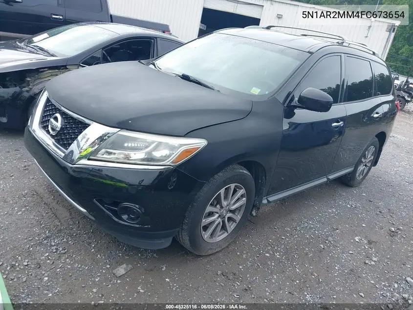 2015 Nissan Pathfinder S VIN: 5N1AR2MM4FC673654 Lot: 45325116