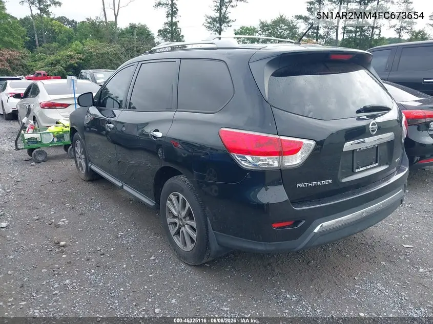 2015 Nissan Pathfinder S VIN: 5N1AR2MM4FC673654 Lot: 45325116