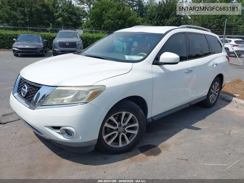 2015 Nissan Pathfinder Platinum/S/Sl/Sv VIN: 5N1AR2MN3FC683181 Lot: 45331290