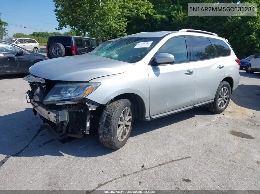 2016 Nissan Pathfinder Platinum/S/Sl/Sv VIN: 5N1AR2MM5GC631284 Lot: 45273341