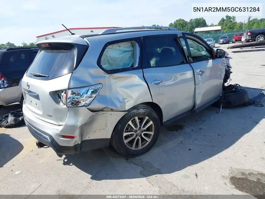 2016 Nissan Pathfinder Platinum/S/Sl/Sv VIN: 5N1AR2MM5GC631284 Lot: 45273341