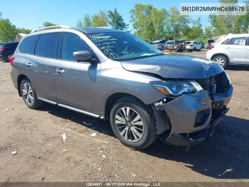 2017 Nissan Pathfinder Platinum/S/Sl/Sv VIN: 5N1DR2MM9HC658678 Lot: 12634801