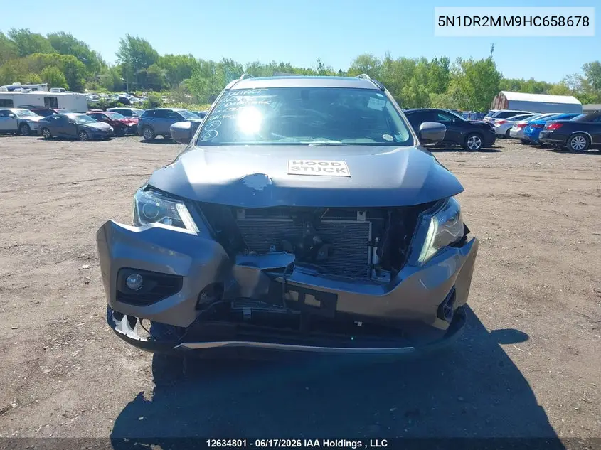 2017 Nissan Pathfinder Platinum/S/Sl/Sv VIN: 5N1DR2MM9HC658678 Lot: 12634801