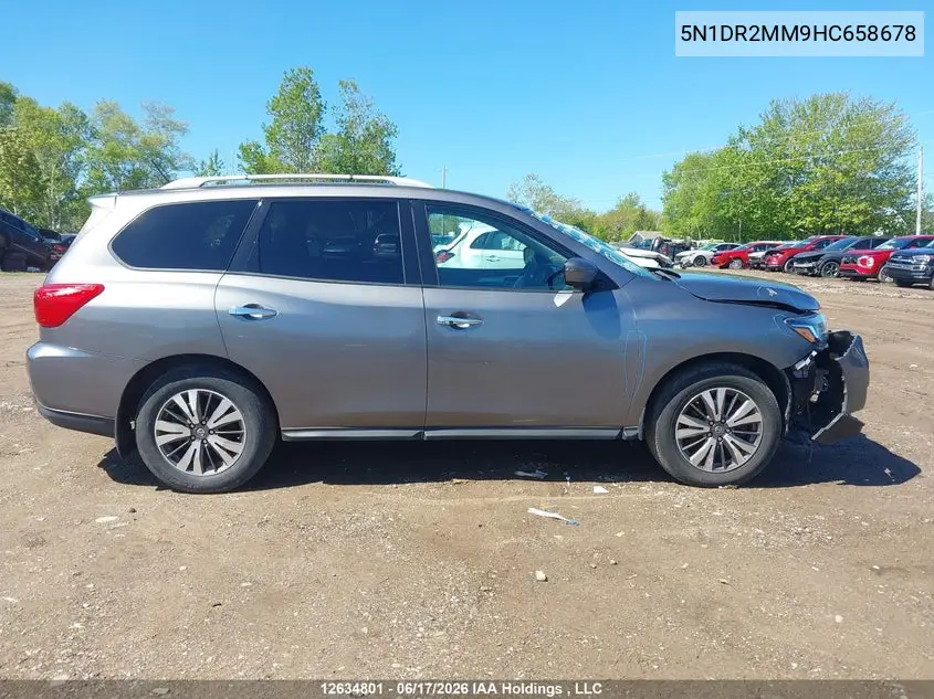 2017 Nissan Pathfinder Platinum/S/Sl/Sv VIN: 5N1DR2MM9HC658678 Lot: 12634801
