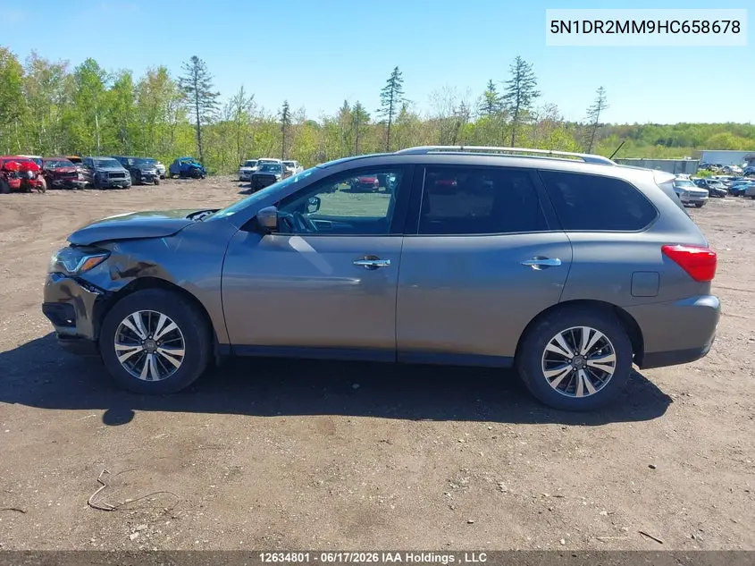 2017 Nissan Pathfinder Platinum/S/Sl/Sv VIN: 5N1DR2MM9HC658678 Lot: 12634801