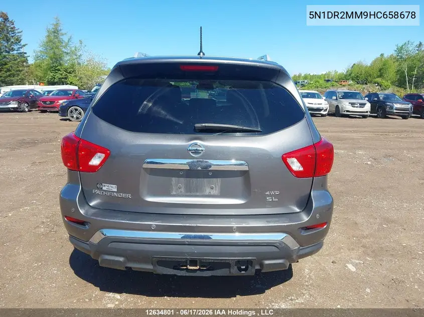 2017 Nissan Pathfinder Platinum/S/Sl/Sv VIN: 5N1DR2MM9HC658678 Lot: 12634801