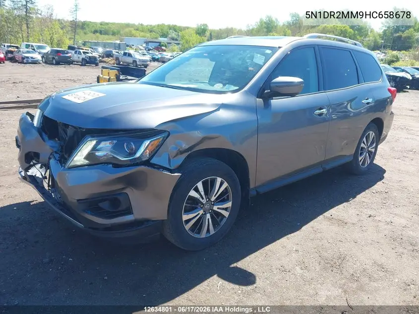 2017 Nissan Pathfinder Platinum/S/Sl/Sv VIN: 5N1DR2MM9HC658678 Lot: 12634801