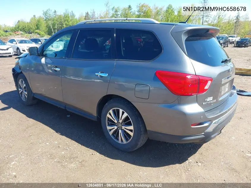 2017 Nissan Pathfinder Platinum/S/Sl/Sv VIN: 5N1DR2MM9HC658678 Lot: 12634801