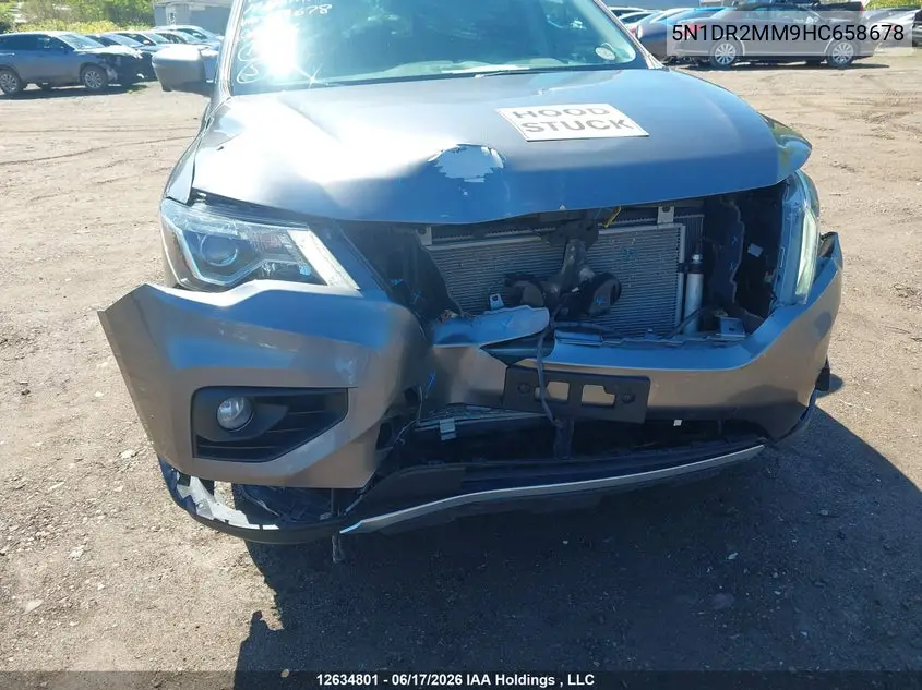 2017 Nissan Pathfinder Platinum/S/Sl/Sv VIN: 5N1DR2MM9HC658678 Lot: 12634801