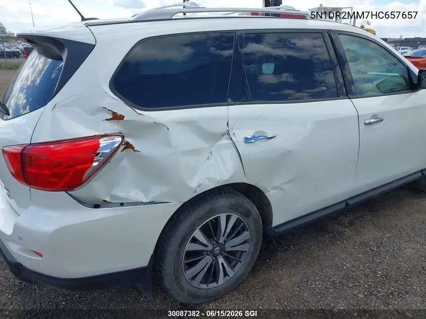 2017 Nissan Pathfinder S/Sv/Sl/Platinum VIN: 5N1DR2MM7HC657657 Lot: 30087382
