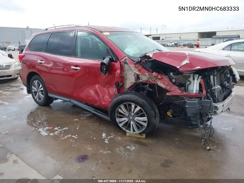5N1DR2MN0HC683333 2017 Nissan Pathfinder S