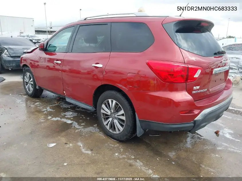 5N1DR2MN0HC683333 2017 Nissan Pathfinder S